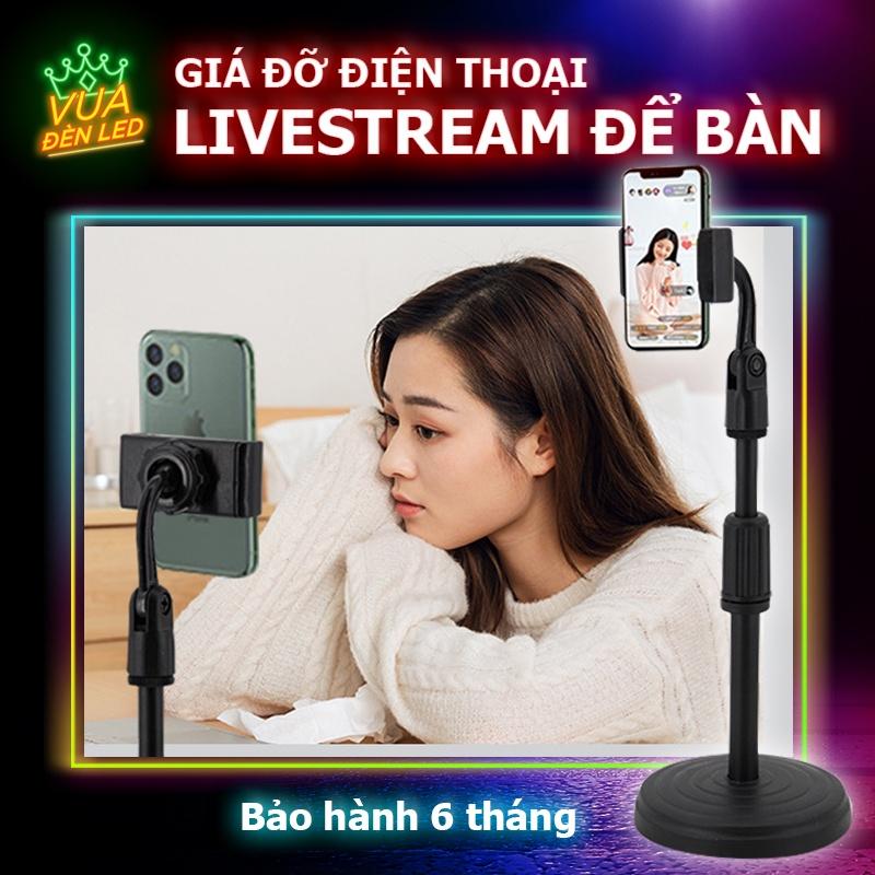  Giá đỡ điện thoại Livestream để bàn xoay 360 độ tripod quay phim chụp hình học online tiện lợi   Hàng loại 1  