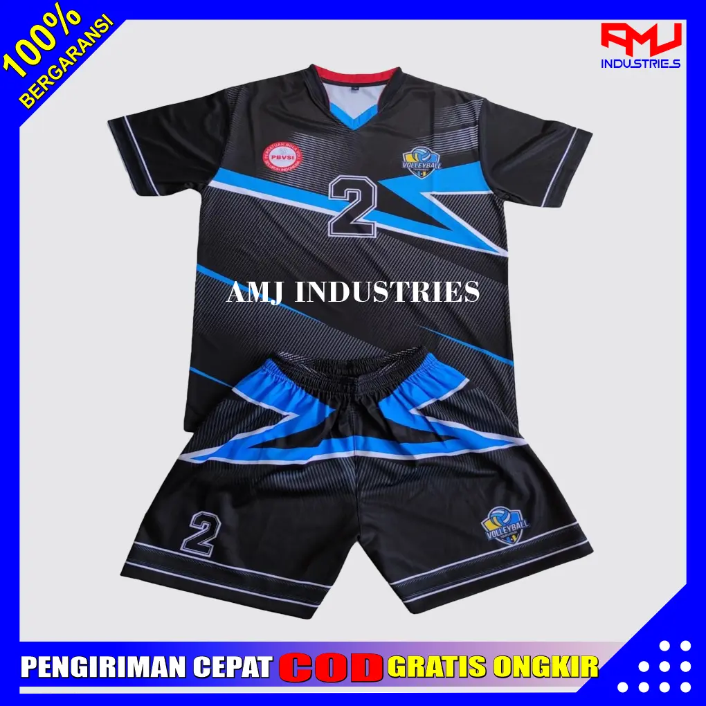 Baju Volly Jersey Volli Voly Badminton Sepakbola