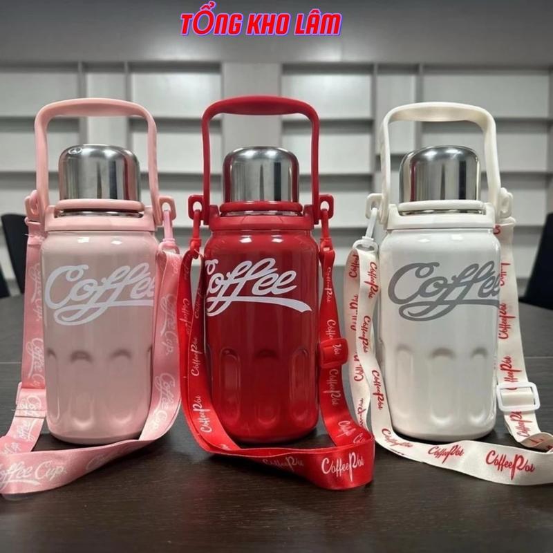 Bình nước giữ nhiệt Ceffo Coffe dung tích 800ml - 1100ml mẫu mới 2024