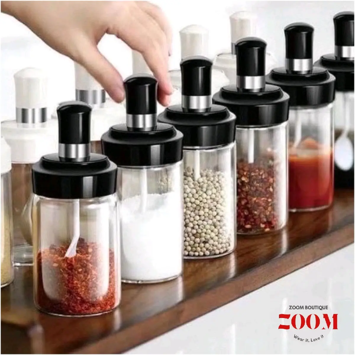 BOTOL BUMBU DAPUR / TOPLES BUMBU DAPUR SERBAGUNA BAHAN KACA