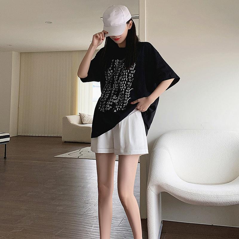Summer Thin Maternity Shorts For Outer Wear Plus Size Pregnancy Belly Support Casual Loose Wide Leg Cloud Three-point Pants 6