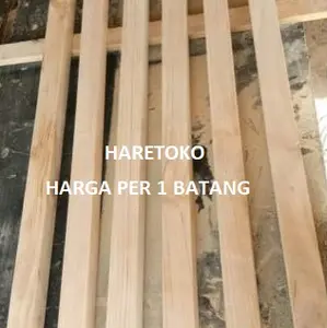 KASO JATI BELANDA 120X4X2CM SUDAH DIAMPLAS HALUS DAN DISERUT