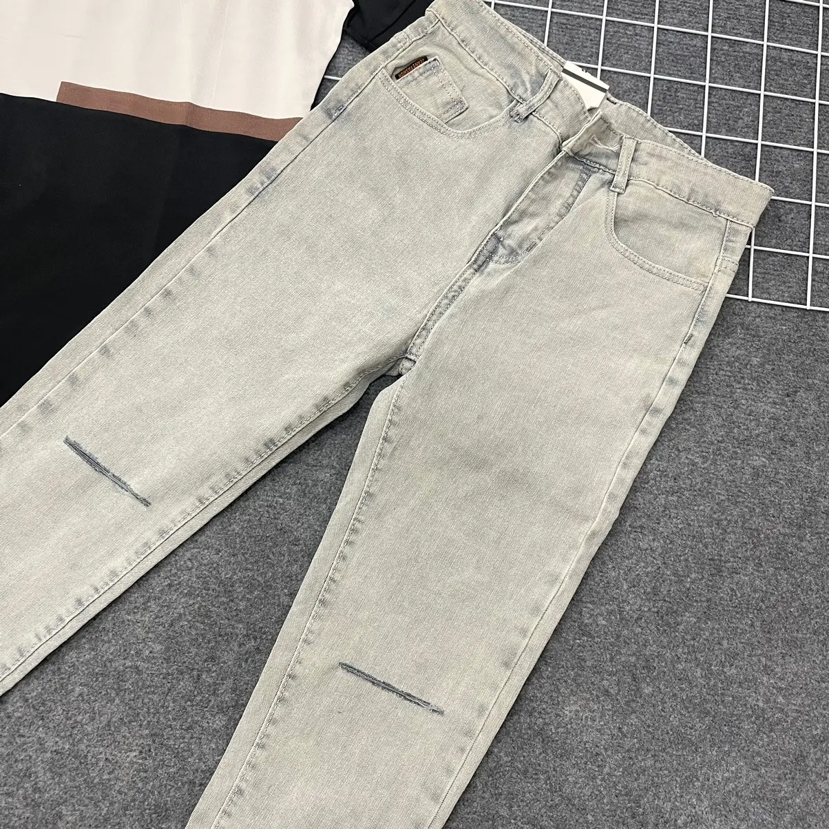 Quần Jean 211 cho anh trai chất dày dặn co dãng thỏi mái Menswear Pants