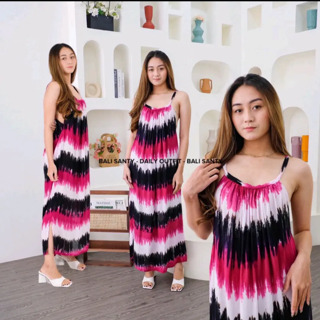 Daster Lobek Panjang Wanita Motif Lolipop Daster Santai Rayon Premium