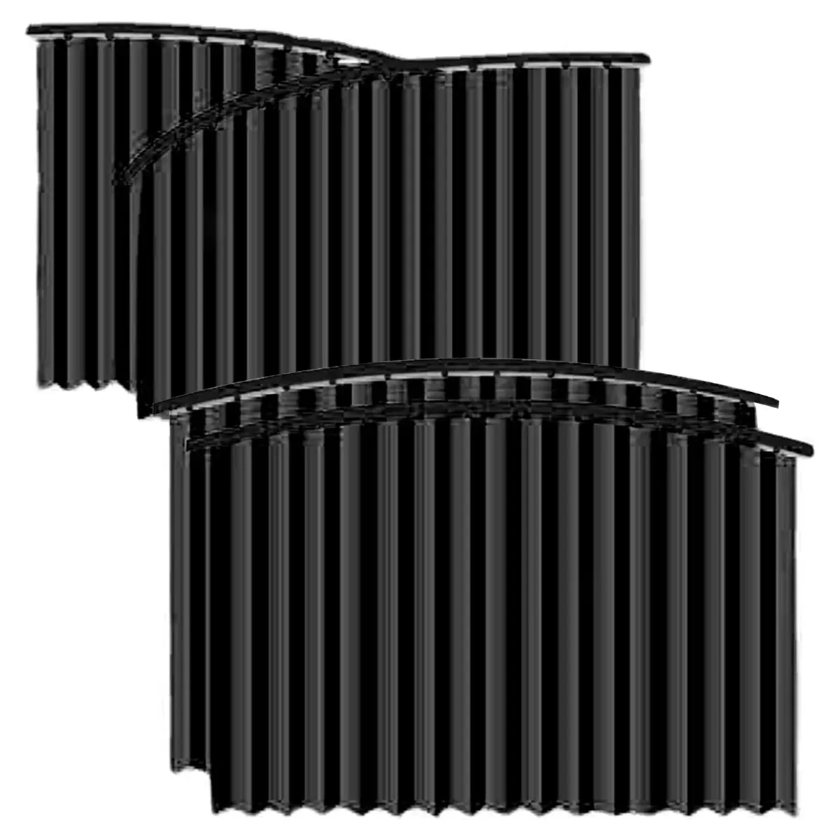 Car Window Sun Shade Privacy Magnetic Car Window Curtain Slidable Sun Protection Front and Rear Window Shield for Baby Sleeping Car Interior Accessories for Most Cars I28h9