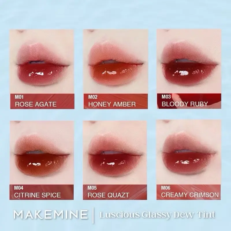 SON KEM BÓNG THẠCH NƯỚC THUỶ TINH MAKEMINE  CHÍNH HÃNG TẶNG QUÀ KÈM 4