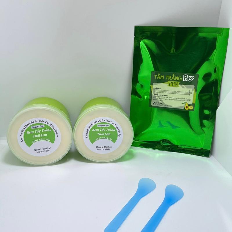 COMBO 2 HỘP KEM BODY THÁI LAN 500gram + Tắm Trắng Bơ Dưỡng Da Body