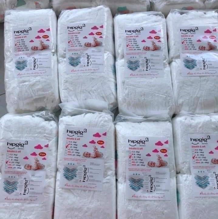 combo 100 bỉm quần hipgig kèm quà sịt thơm quần áo hq 2