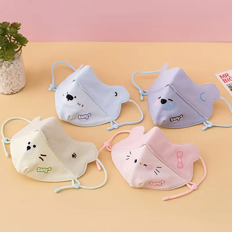 New Children's Mask Autumn and Winter Girls' Warm-Keeping and Cold-Proof Windproof Child Student Baby Cotton Washable Mask