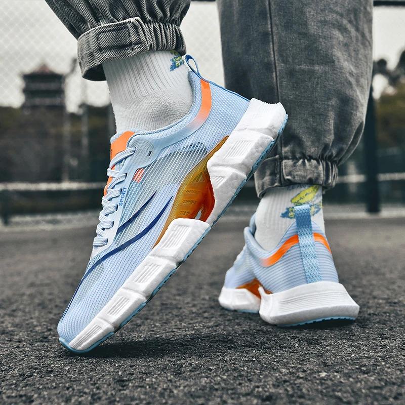 2024  Custom Men Casual Sports Sneakers Mesh Blank Carbon Fiber Sole Marathon Jogging Running Walking Shoes for Women Trainers Runner_voghion.com
