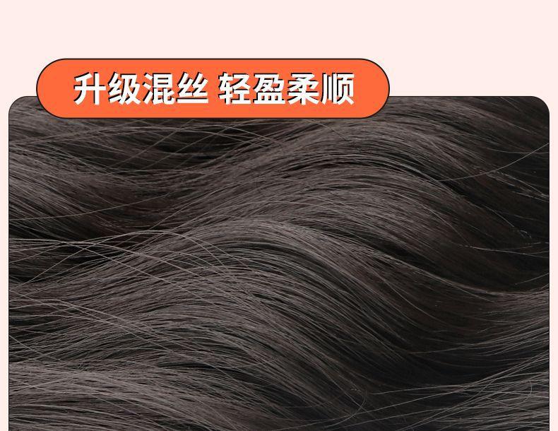 Product Introduction of Wig Women's Short Hair New Curly Hair Simulation Real Hair Hairstyle Full Head Cap Small Curls Wig Sheath 9