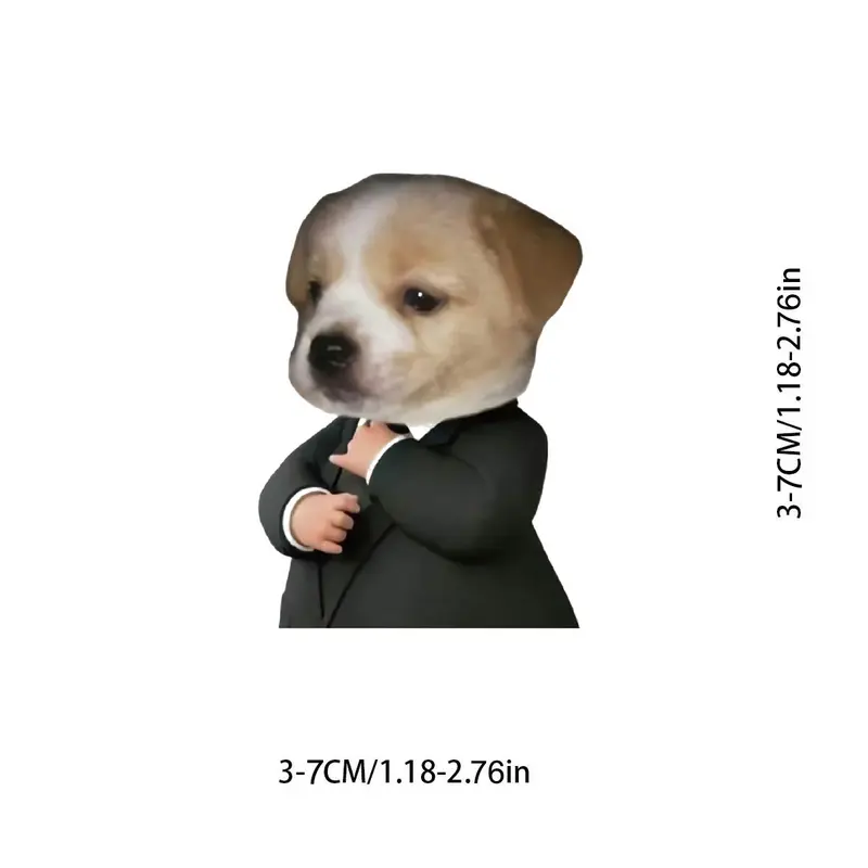 Cute Dog Pattern Sticker, 50pcs/set Funny Dog Sticker, DIY Decorative Sticker for Laptop, Phone, Computer, Guitar, Bag, Water Cup, Scrapbook 1