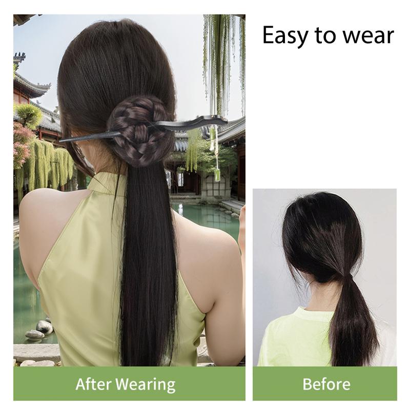 Product Introduction of Synthetic Long Ponytail Hair Extensions Clip-in Ponytail Hair Extensions Women's Ponytail Wig Styles 16