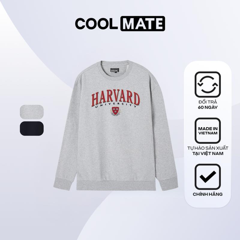 [POD] Áo nỉ Oversize 84RISING in Harvard University Mark - Coolmate