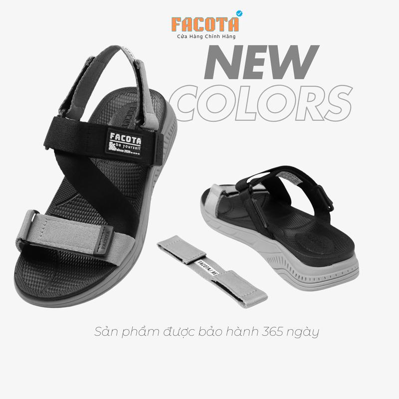 FACOTA │Giày Sandal Unisex CH03 thể thao nam nữ  đấ cao 4 phân đi học, đi làm, đi chơi