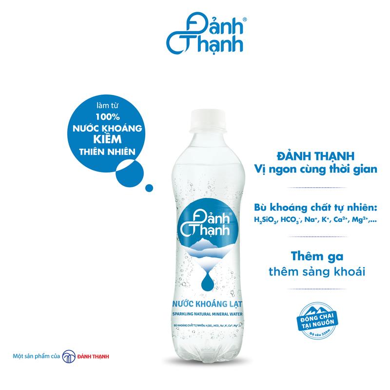 Thùng 24 chai Nước khoáng thiên nhiên bổ sung ga Đảnh Thạnh 430ml 4