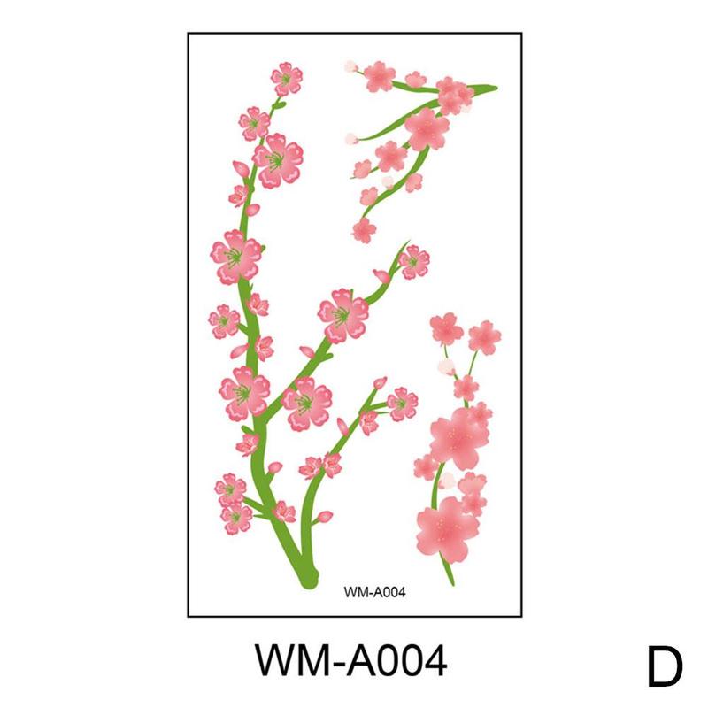 Product Introduction of Waterproof Temporary Tattoo Sticker Sexy Beautiful Sakura Flower Collarbone Arm Hand Body Art Flash Tattoo For Girls Women 25