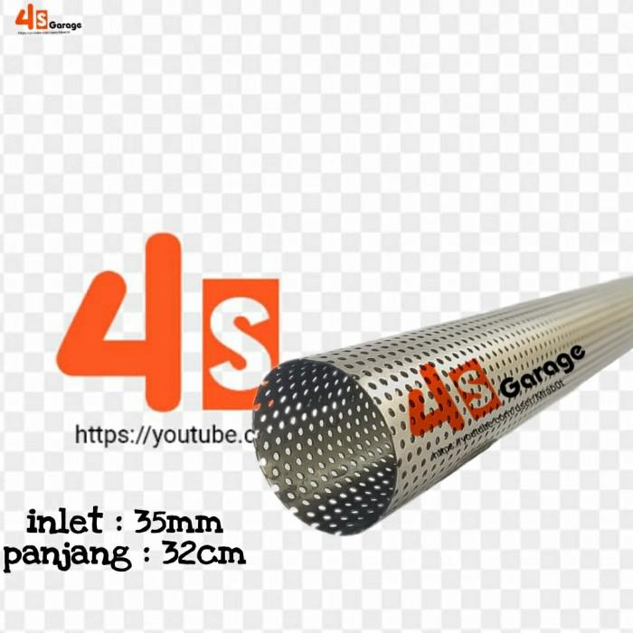 PROMO - SARINGAN KNALPOT KLX GP7 INLET 35MM PIPA PEREDAM SUARA KNALPOT RACING 2