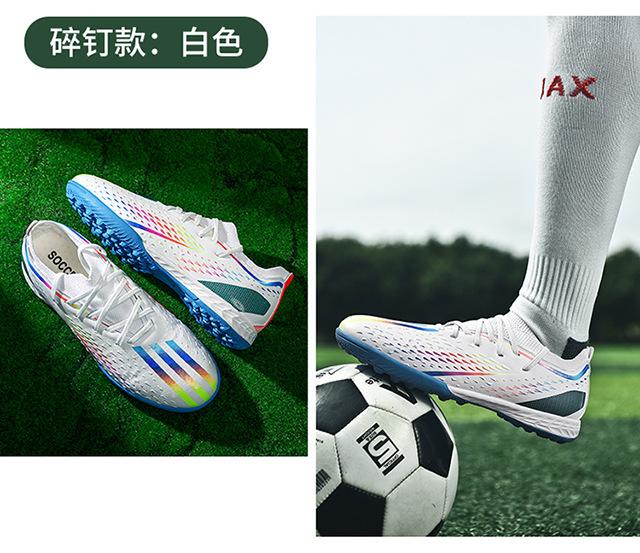 Product Introduction of In Stock Long Nail Broken Nail Football Boots Youth Soccer Shoes Men and Women Same Style More than Sneaker Human Made Sneakers Male and Female Students Youth Soccer Shoes Lawn Training Shoes 29