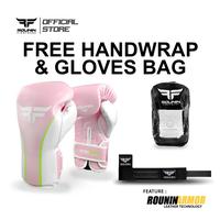 Gambar Paket Hemat 1 Rounin Fightware Boxing Glove Velocity + Free Handwrap sarung tinju - RED WHITE, 10oz dari Rounin Fightware Kota Administrasi Jakarta Utara 3 Tokopedia