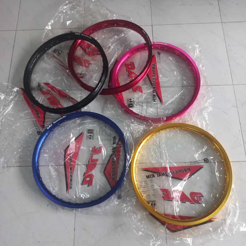  Niềng nhôm xe máy Da.le nhiều màu cho xe máy   1 CẶP   