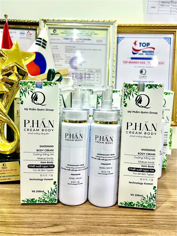 Kem make up, chống nắng, nâng tone, dưỡng trắng da body . 3