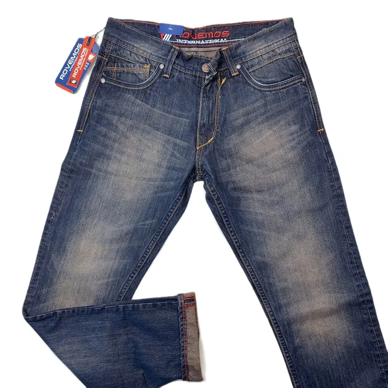 Celana Jeans Pria Panjang Size 28 - 38 Reguler Fit Tebal Lembut Distro Nyaman Dewasa Denim Cowok 0