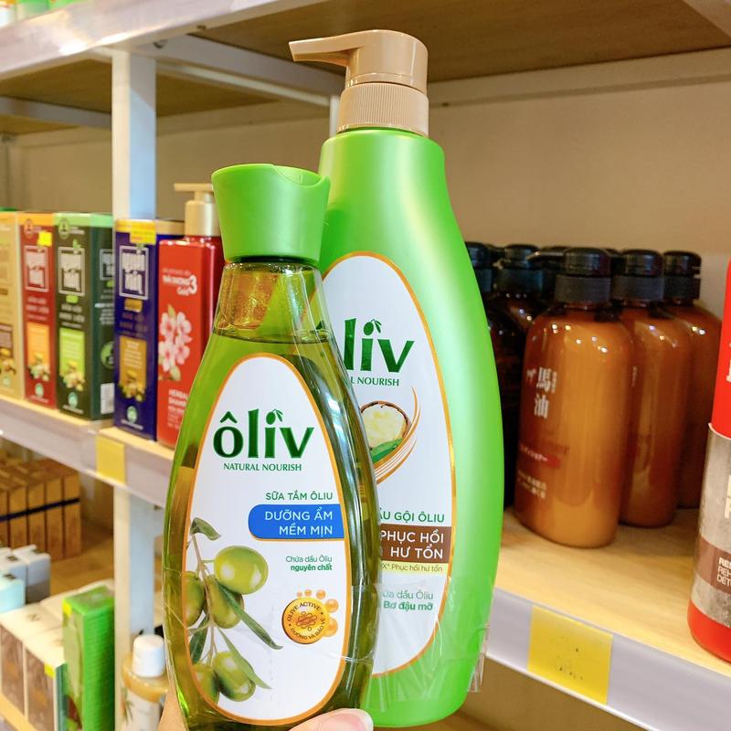 Dầu Gội Dưỡng Tóc Oliv 650ml tặng kèm sữa tắm tùy loại 250ml 5