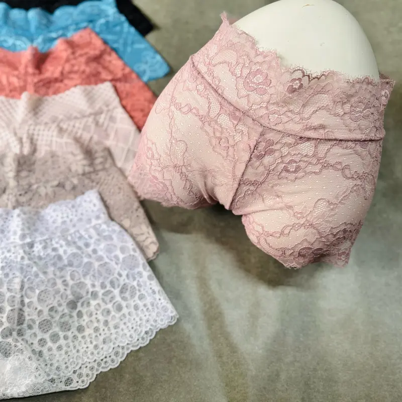 Set 10 Quần Lót Ren Cạp Cao Mềm Mại ,Kháng Khuẩn, Thoáng Mát Cho Nữ 40-65kg 4