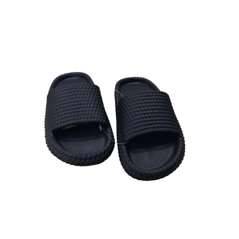 Sandal slop YITAI D005(36-40)SANdal slop wanita/sandal karet wanita/sanda slop karet wanita /sandal casual Putih Pink Hitam Coklat Selop Shoes Sendal Jelly 3