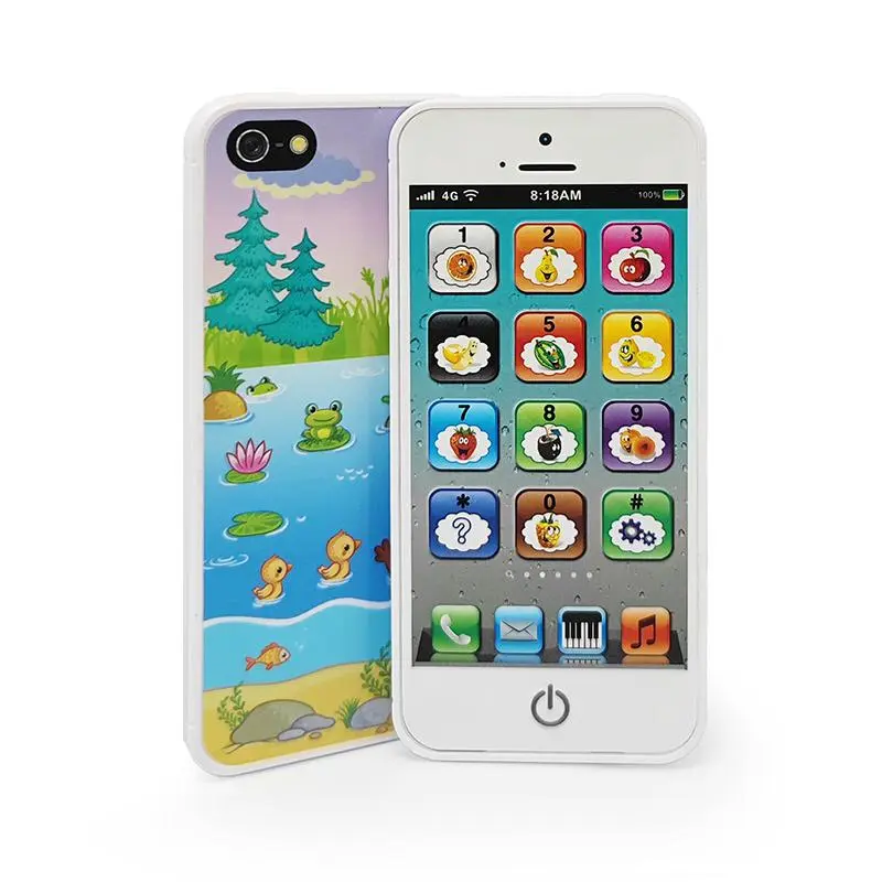 Educational Phone Toy, 1 Count English Learning Toy, Fun Music Phone Toy with 8 Modes, Learning Toy for Kids, Birthday Gift for Boys & Girls, Valentine's Day Gift, Kids Toys