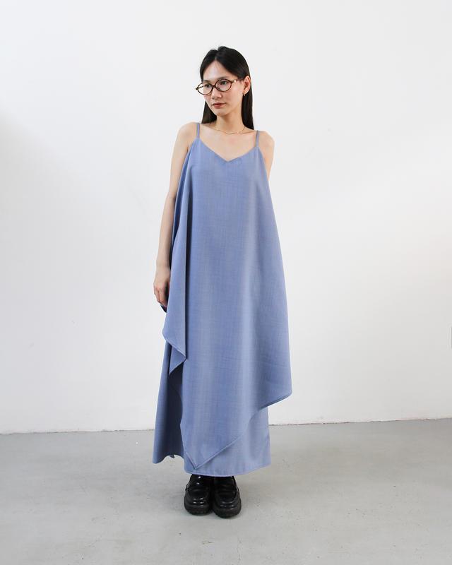 Đầm hai dây KHÂU BY CQ xẻ tà Minette 8