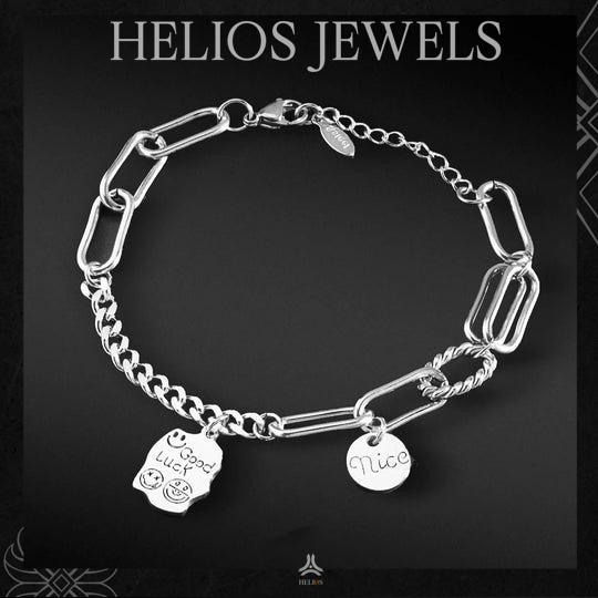 Vòng tay kim loại Helios Good Luck VTKL0072