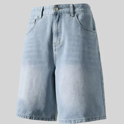 Casual Daily Pocket Potholes Loose High Waist Straight Bottoms Casual Daily Pocket Potholes Loose High Waist Straight Bottoms
