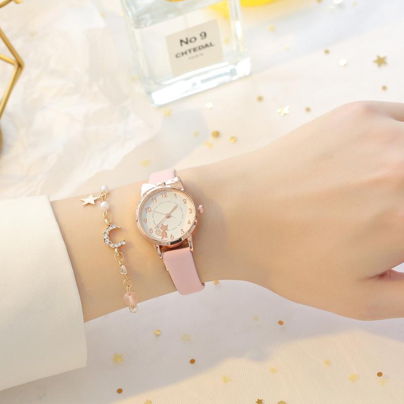 Product Introduction of Cute Cat Xingyue Bracelet Watch Women's Suit 13
