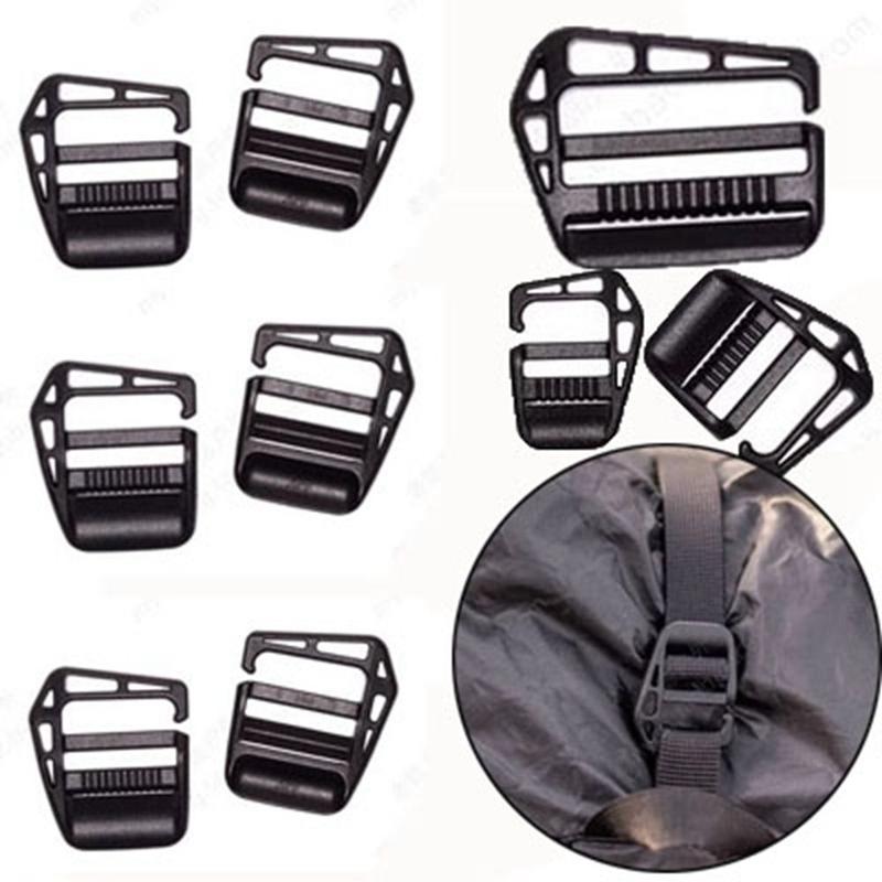 outerin 2 cái Chất lượng cao Đen Khóa dây đai vải 20/25/38mm Nhựa Móc tháo Dây đeo ba lô tự làm Phụ tùng Túi thể thao