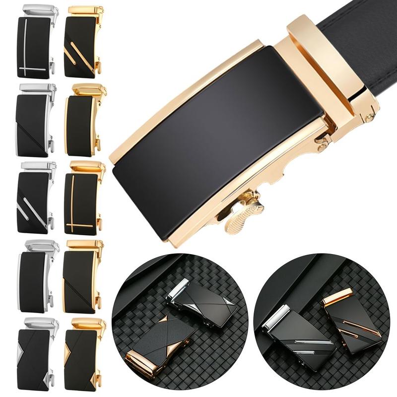 Phụ Kiện Quần Áo Khóa Tự Động Khóa Thắt Lưng Có Thể Điều Chỉnh Phụ Kiện Công Sở, Thắt Lưng Đi Chơi Đầu, Đầu Thắt Lưng Nam