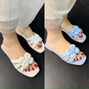 Product Introduction of Combo 2 đôi dép lê nữ quai đính hoa cute chỉ 100k DéP Slipper Women Có Quai Shoes GiàY Jean 4