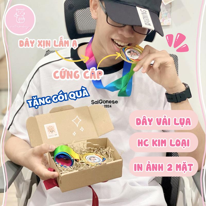 [TẶNG HỘP GÓI]_ HUY CHƯƠNG TÌNH YÊU in ảnh theo yêu cầu, tặng bạn trai/bạn gái/người yêu ngày kỷ niệm, sinh nhật 8