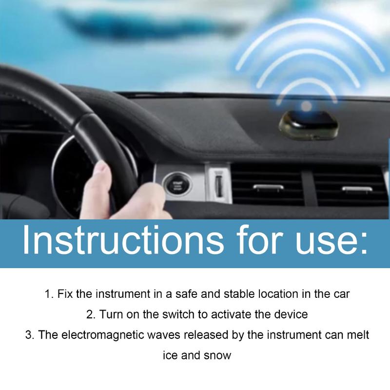 Antifreeze Auto Car Electromagnetic Molecular Windshield Snow Removal Window Glass Microwave Deicing Anti-ice Instrument 3