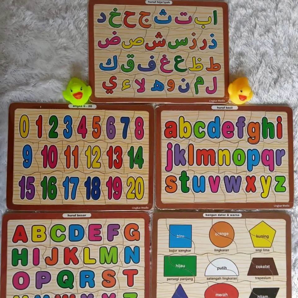 Puzzle datar/Mainan edukasi anak/Bongkar pasang