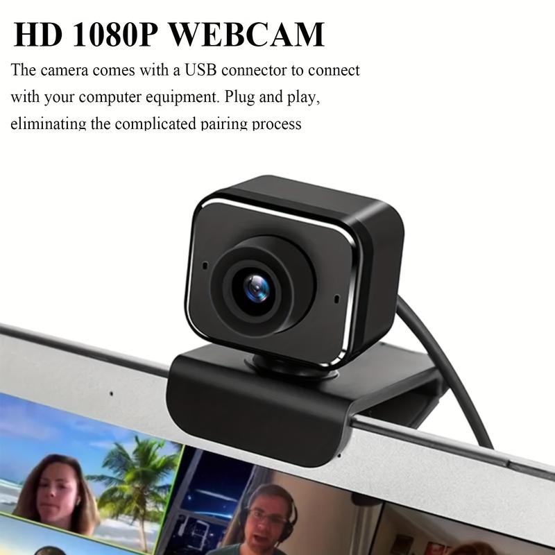Product Introduction of USB computer camera, with micro, 1080p web camera, compatible with Mac OS, Windows, laptops, PC and desktop, HD webcam, suitable for streaming, gaming, videomeeting calls 0