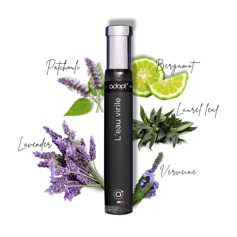 Nước hoa nam Adopt' L'EAU VIRILE - Hương thơm mạnh mẽ cuốn hút - Nước hoa chính hãng Pháp 30ml Perfume Cosmetic 5