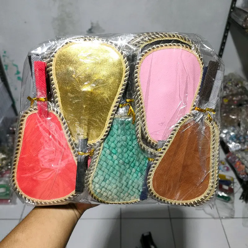50 PCS SOUVENIR KIPAS PANDAN KEMAS PLASTIK 4