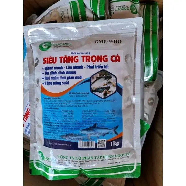 thuốc thủy sản Tăng trọng cá