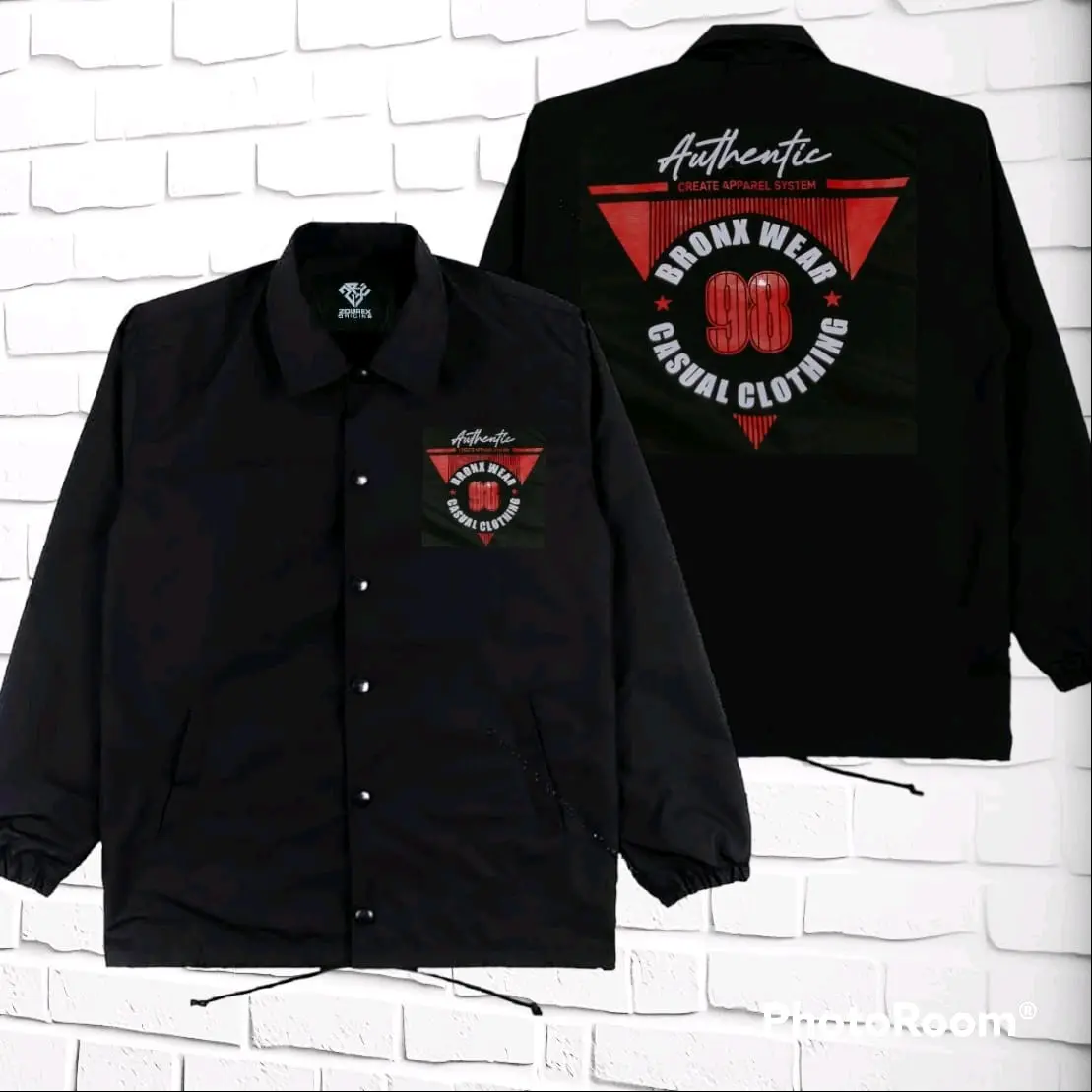 JAKET C ANIME vanquiser//JAKET PARASUT HITAM
