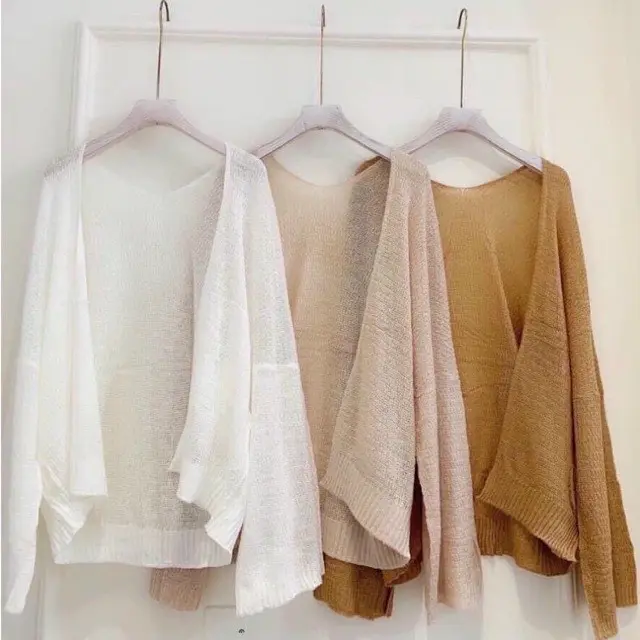 Áo Cardigan Len Mỏng Đi Biển Labibi