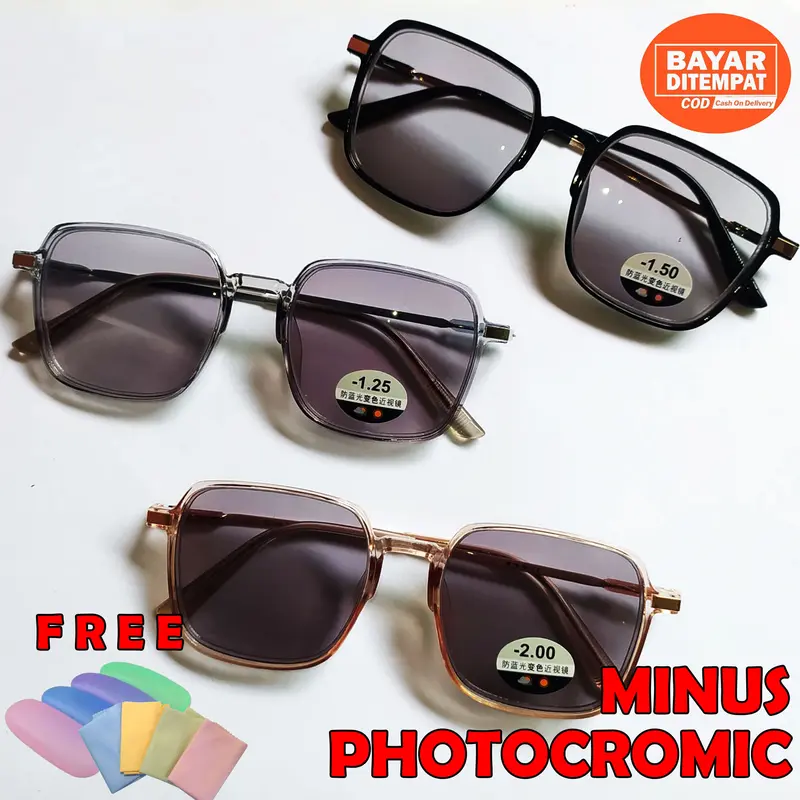 ZY2055 Kacamata Minus Photocromic Wanita 4