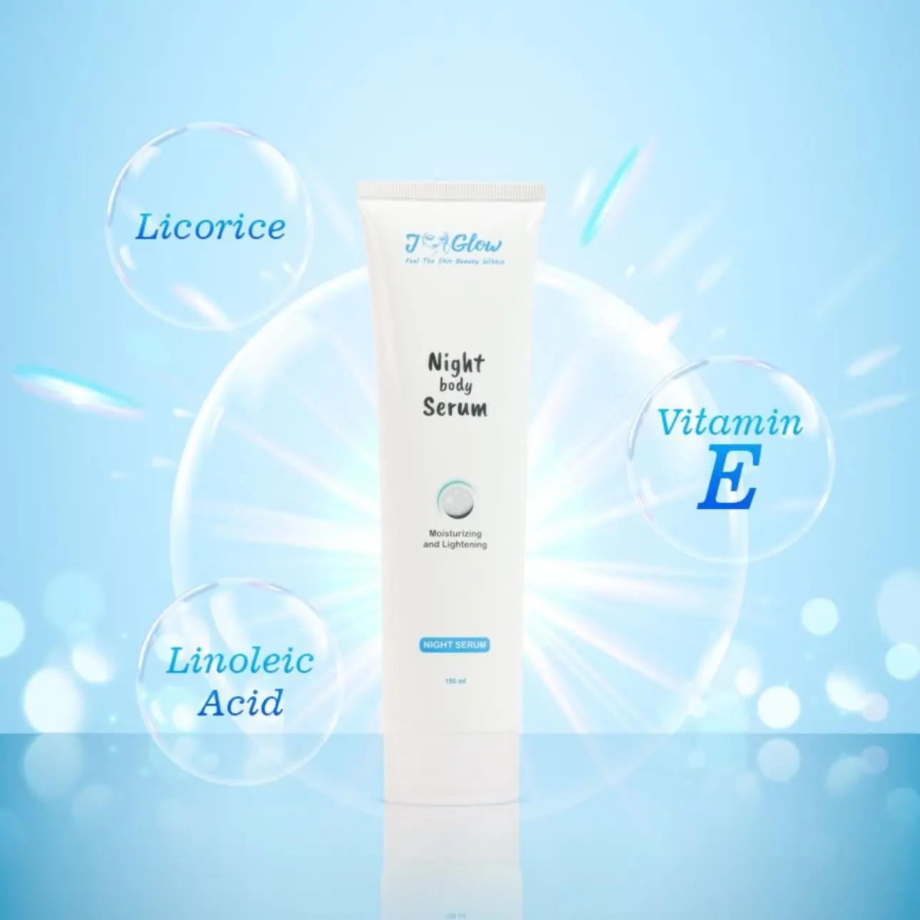 Tined Body Lotion & NIGHT serum Body, Handbody siang & serum body malam,Body Care