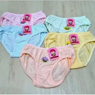 (6pcs) CD anak celana dalam perempuan GN GOLDEN NICK 1188 tissue fullprint TERMURAH 0